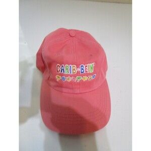 Carib-Bein Hat Cap Strap Back Embroidered Palm Tree Tropical Sports Gear Mens